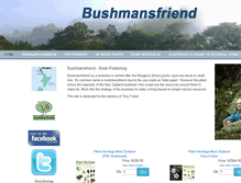 Tablet Screenshot of bushmansfriend.co.nz